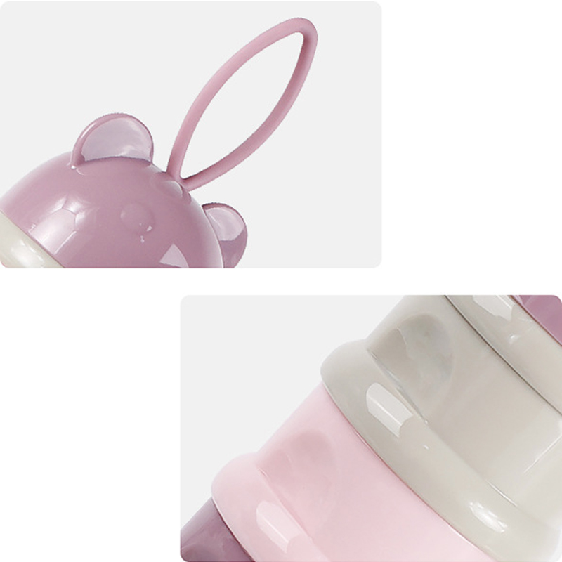 ストレージ 3/4 層ポータブル食品容器粉ミルクパウダーカー - Baby Food Nan のレビューと価格