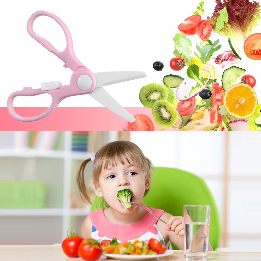 プロの離乳食はさみ,ボックス付きセラミック,3 in 1,母 - Baby Food Scissors のレビューと価格