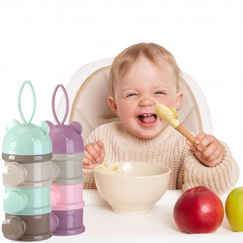 3/4 層ベビーポータブルベビーフード収納ボックス複数の開口 - Baby Food Nan のレビューと価格