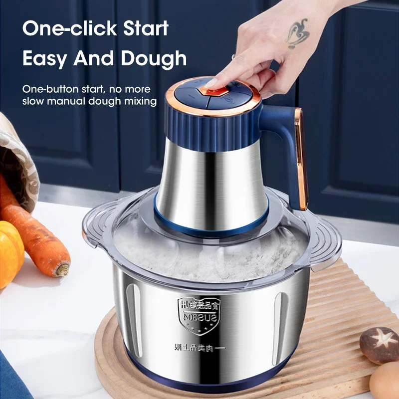 高級5L 304ステンレス鋼電動ミートミンサー フードグライ - Baby Food Processor のレビューと価格