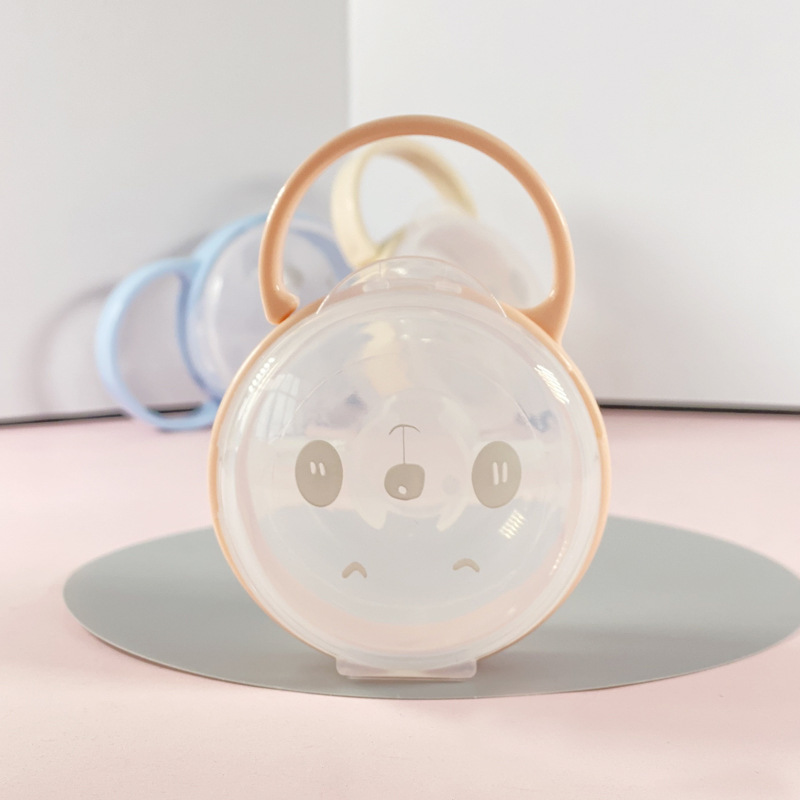 新しいベビーおしゃぶり用クリア防塵ケース、ハンドル付きのかわ - Baby Food Storage のレビューと価格
