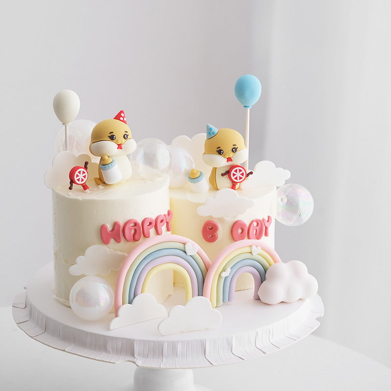 生まれたばかりの赤ちゃんの誕生日ケーキの装飾,満月の装飾品, - Baby Food Processor のレビューと価格